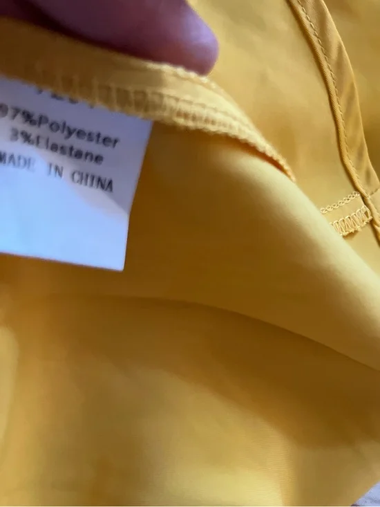 Pretty Garden Satin Halter Neck Maxi Dress in Mustard Yellow L - Picture 8 of 14